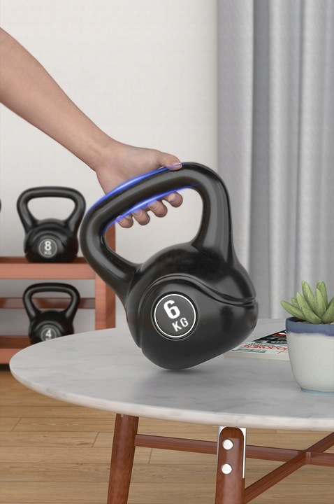 KETTLEBELL odważnik 6 KG kula KETTLE HANTLA hantel FITNESS ABS DO ĆWICZEŃ