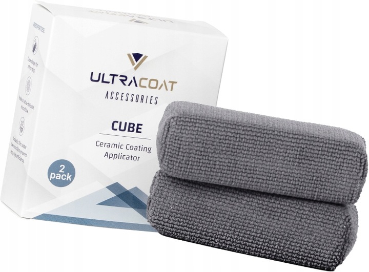 ULTRACOAT 2x Cube Aplikatory z Mikrofibry Do Powłok Ceramicznych Ochronnych
