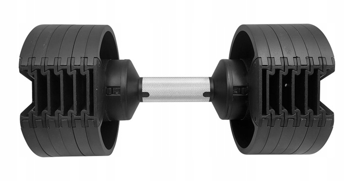 HANTEL REGULOWANY 2-20kg CIĘŻAREK SZTANGA GRYF HANTLA REGULACJĄ OBCIĄŻENIA