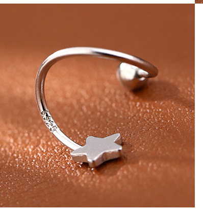 Kolczyki Srebrne PRÓBA 925 SREBRO z Gwiazda Sztyfty WKRĘTKI Damskie