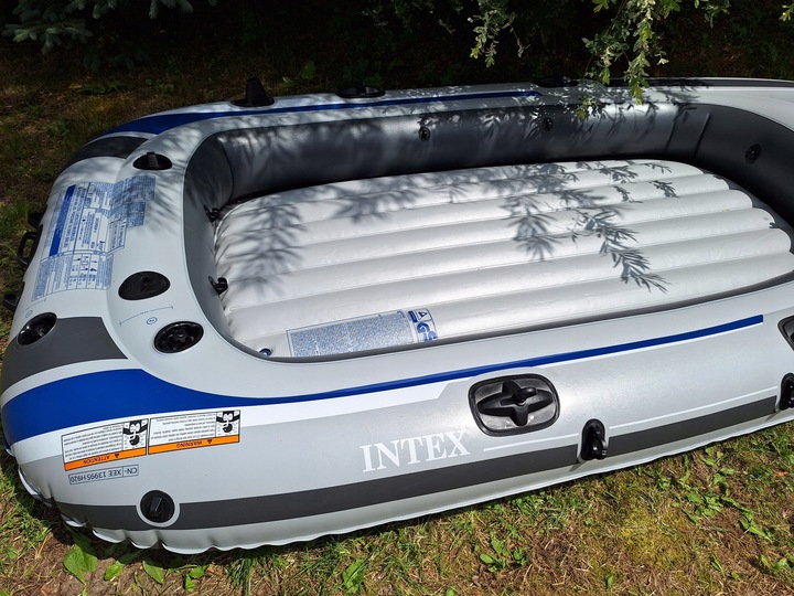 Intex 68324 Ponton Excursion 4 łódź zestaw 315 cm uszkodzony