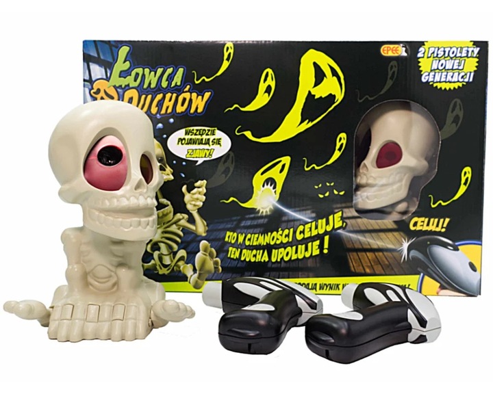 GRA Z 2 PISTOLETAMI I PROJEKTOREM - STRZELANIE DO POJAWIAJĄCYCH SIĘ DUCHÓW