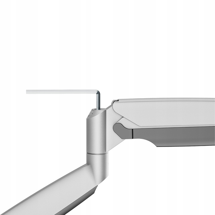 Uchwyt Uniwersalny Ramię na Monitor Spacetronik SPAS110S Srebrny USB A i C