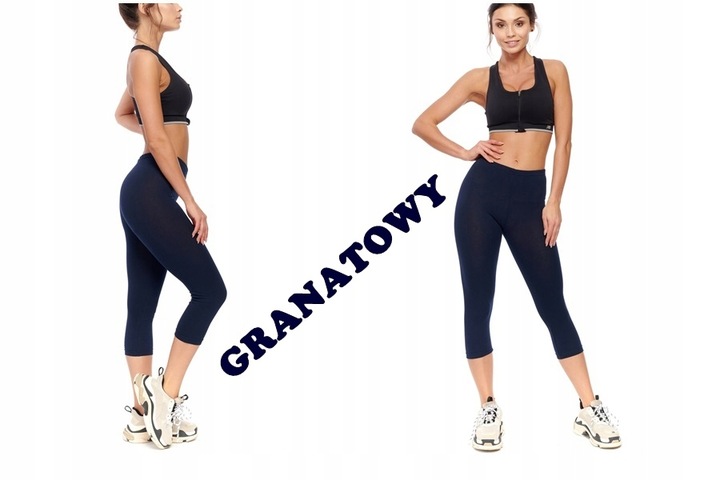 LEGGINSY GETRY 3/4 BAWEŁNIANE MIX KOLORÓW 4XL
