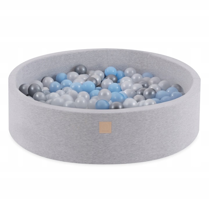 Suchy Basen z Kulkami 90x30 dla Dzieci Szary Smart 200 piłek MISIOO