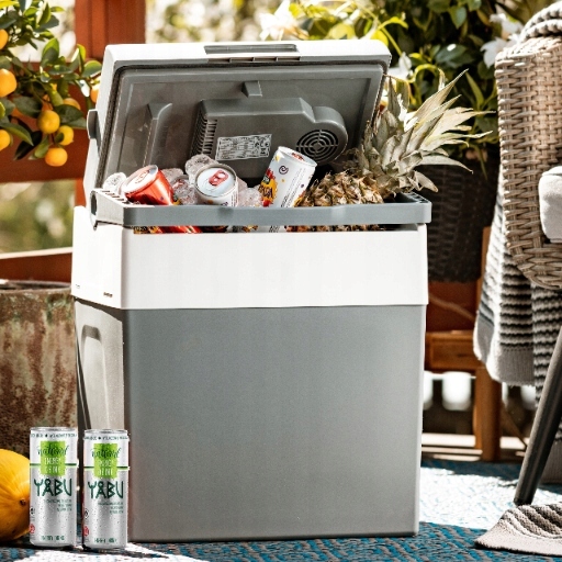 PRZENOŚNA LODÓWKA TURYSTYCZNA 28L ELEKTRYCZNA DO SAMOCHODU 12V 230V DUŻA