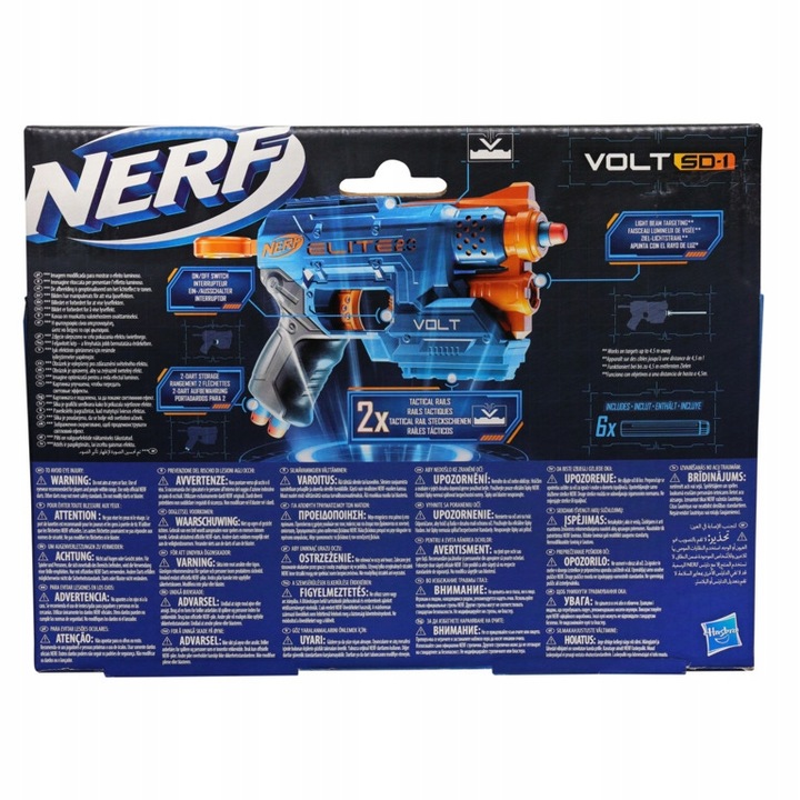 HASBRO NERF ELITE 2.0. Blaster Wyrzutnia VOLT SD-1 E9952
