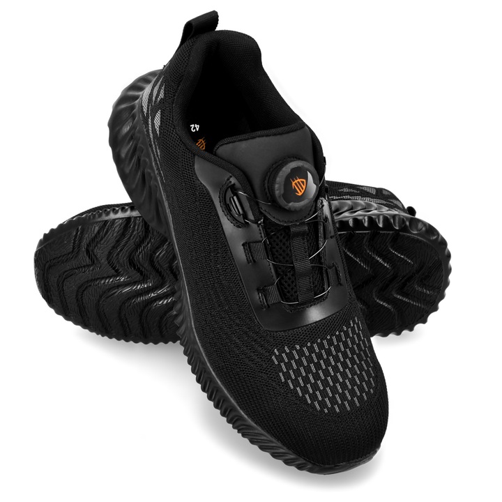 Buty robocze męskie Półbuty Siatkowe BOA z Noskiem BHP Oddychające Lekkie