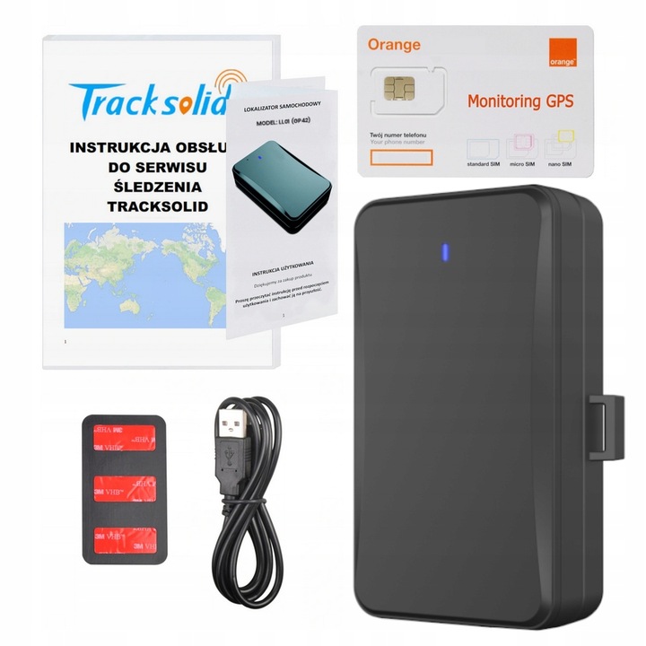 Lokalizator GPS 4G Bateria nawet do 3 lat Bez Ładowania Dostęp na 10 lat