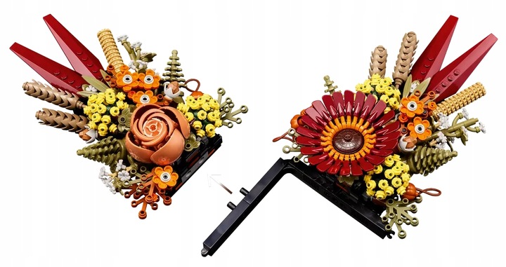 LEGO ICONS 10314 Stroik z suszonych kwiatów BUKIET Kwiaty Na Prezent