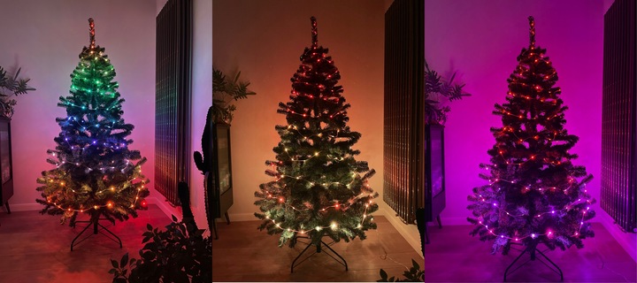 INTELIGENTNE Lampki Choinkowe 200LED SMART FLASH Bluetooth App PILOT - 20m