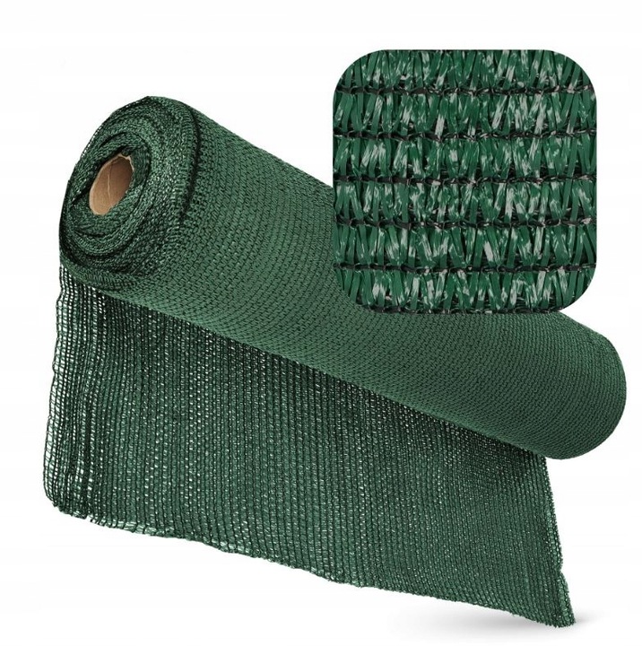 SIATKA CIENIUJĄCA 62% MASKUJĄCA 1,5x10m MATA OSŁONA NA OGRODZENIE PŁOT UV+