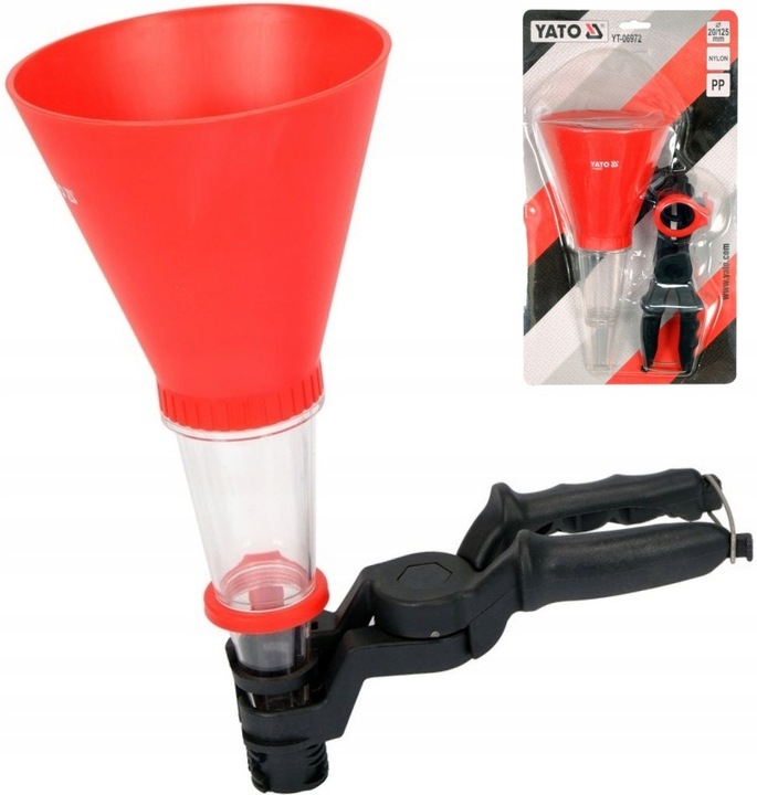 YATO LEJEK Z UCHWYTEM DO OLEJU SILNIKOWEGO Z REGULOWANYM ZACISKIEM YT06972