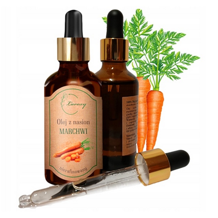 Olej z nasion marchwi do opalania - - 100% CZYSTY