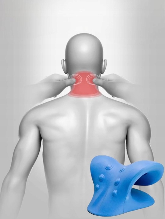 PODUSZKA RELAKSACYJNA ROZLUŹNIACZ SZYI I KARKU PRZYRZĄD DO ROZCIĄGANIA SZYI