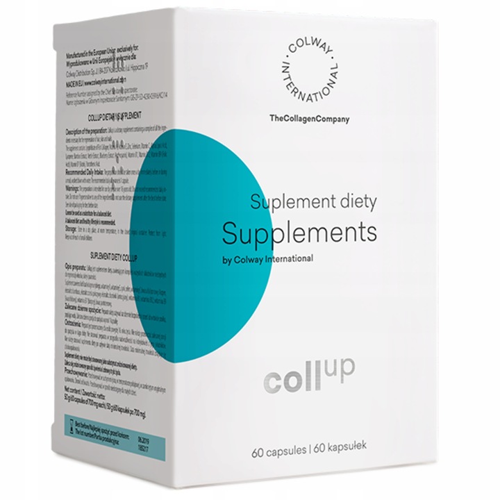 Colway CollUp KOLAGEN+BIOTYNA+SELEN+CYNK+C+E 60kap