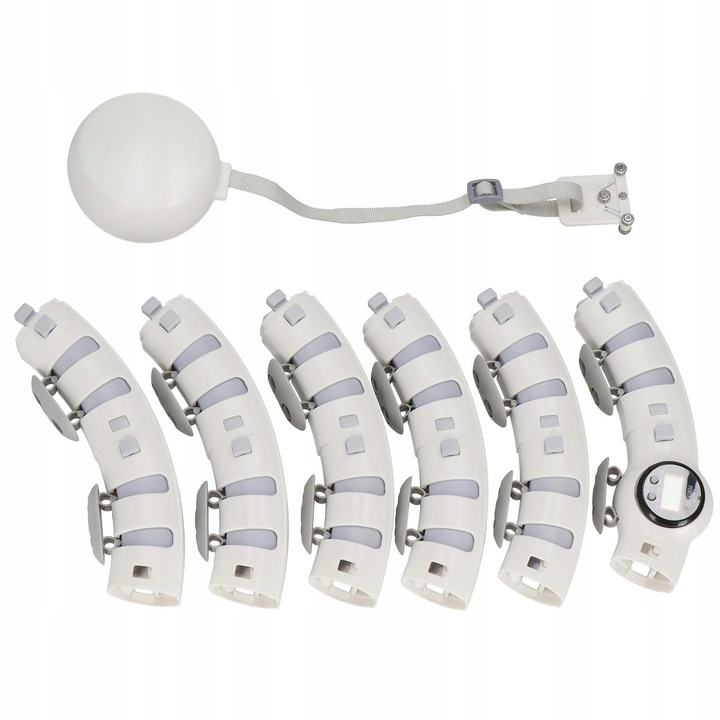 HULA HOP ODCHUDZAJACE SMART LICZNIK WYPUSTKI MODUŁOWY MASAŻER + OBCIĄŻNIK