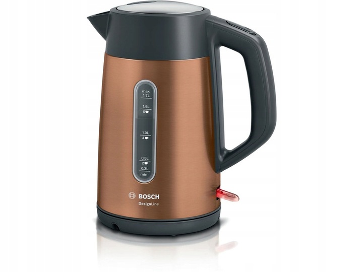 Czajnik elektryczny Bosch TWK4P439 2400 W 1,7 l żółty/złoty