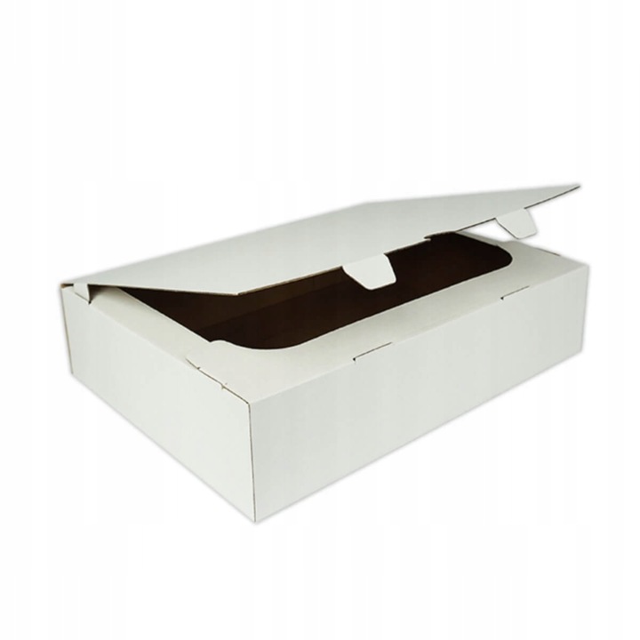 Tacka na CIASTO biała 40x30x9 cm tekturowa karton pudełko na TORT CIASTKA