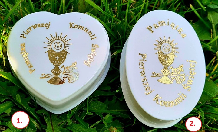 SREBRNY ŁAŃCUSZEK I MEDALIK KOMUNIA CHRZEST 45 CM ZE SREBRA 925 KOMUNIJNY