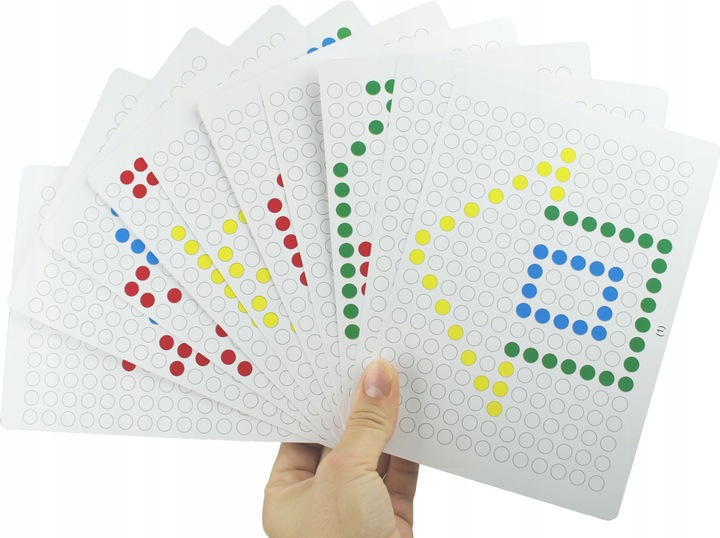 TABLICA MAGNETYCZNA DINOZAUR UKŁADANKA MOZAIKA MONTESSORII