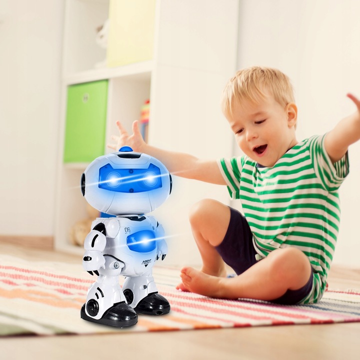 ROBOT NA PILOTA Zdalnie Sterowany AGENT WOWEE WILO RC NA BATERIE DLA DZIECI