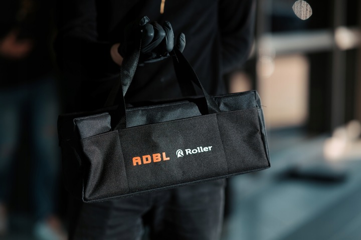 ADBL ROLLER D09125-02+B POLERKA + TORBA MASZYNA POLERSKA DUAL-ACTION DA 9MM