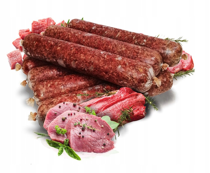 NEW! Świeże Mięso 100% WOŁOWINA mrożone- JAKOŚĆ PREMIUM!- karma BARF 10 kg