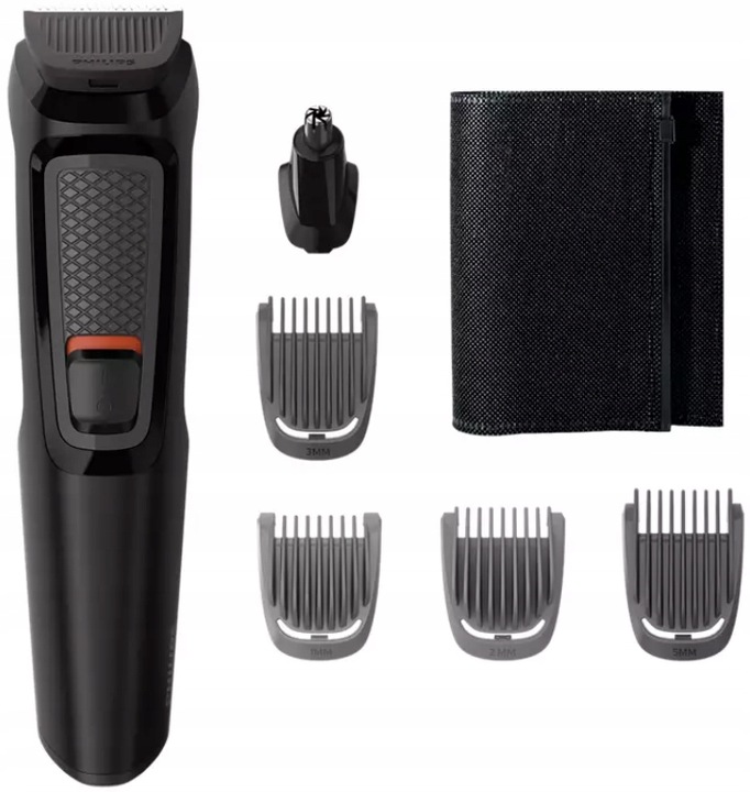 MASZYNKA GOLARKA PHILIPS TRYMER WŁOSY BRODA BEZPRZEWODOWA DO ZAROSTU + ETUI