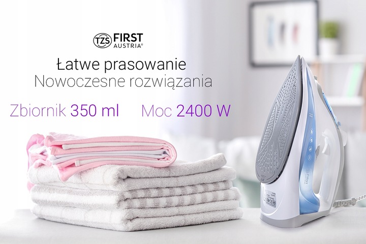 Żelazko parowe CERAMICZNE First Austria