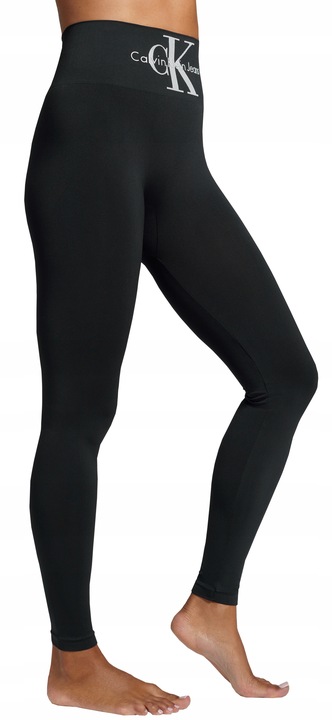 CK CALVIN KLEIN LEGINSY DAMSKIE MICROFIBE BLACK XL