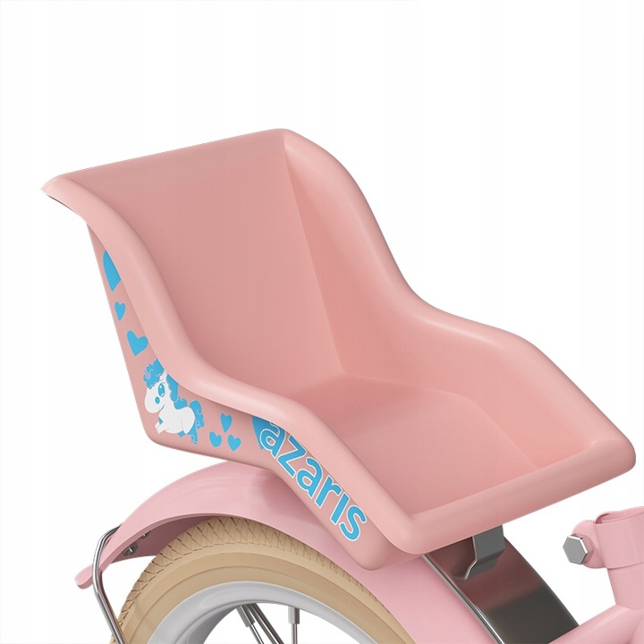 ROWEREK DLA DZIEWCZYNKI DZIECIĘCY RÓŻOWY 16 CALI ROWER BAGAŻNIK KOSZYK