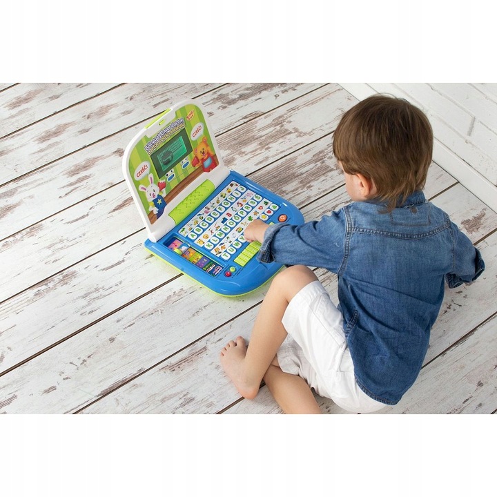 Komputerek dziecięcy laptop dla dzieci interaktywny edukacyjny komputer