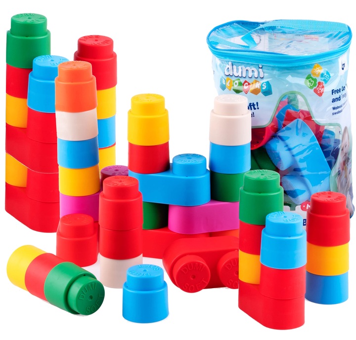 DUMEL DUŻE SUPER MIĘKKIE KLOCKI DUMI BLOCKS