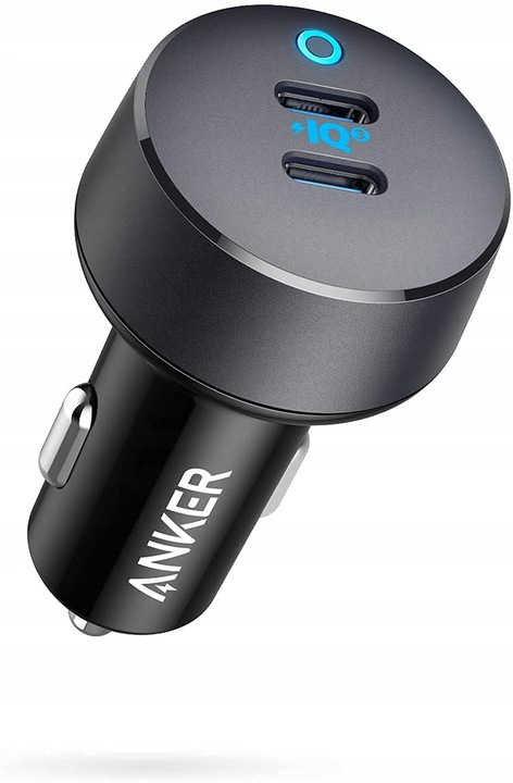 Ładowarka Samochodowa Anker PowerDrive III Duo 2xUSB-C 40W PoweriQ 3 PD QC