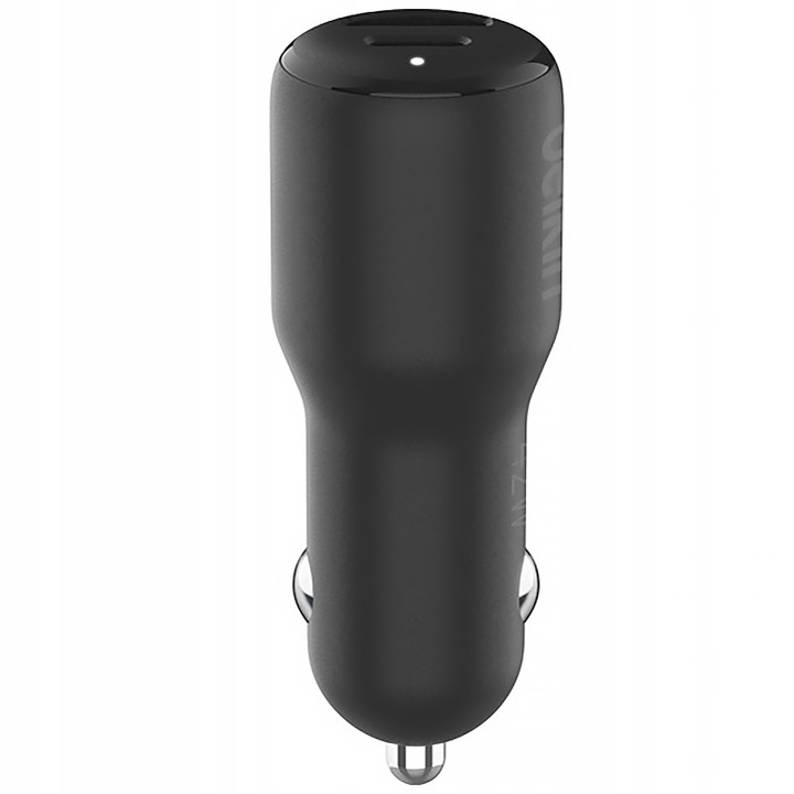 Belkin Ładowarka samochodowa - USB-C PD 3.0 3A PPS 30W + USB-A 12W, mała