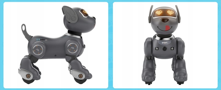 ROBOT INTERAKTYWNY ROBO PIES PIESEK ZDALNIE STEROWANY GŁOSEM PILOT DOTYK