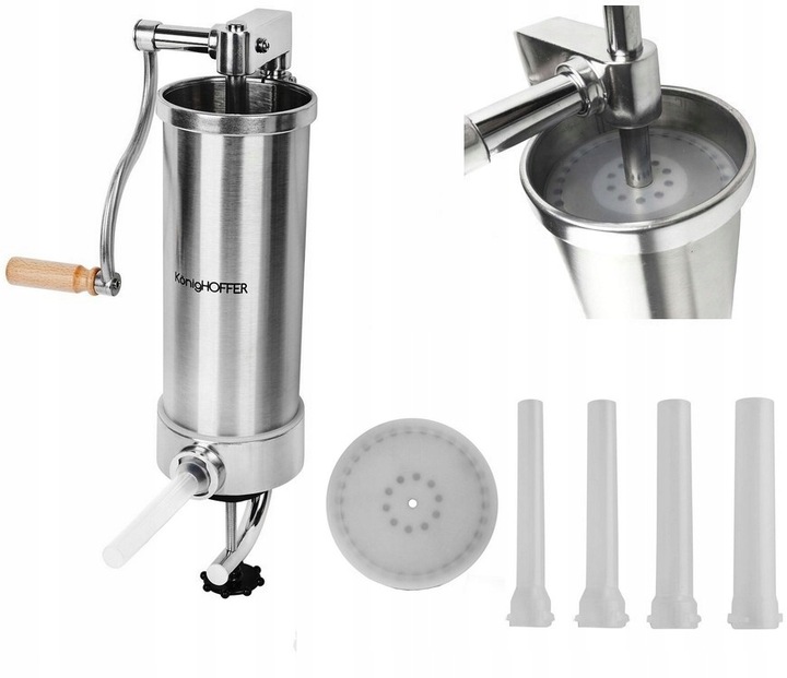 NADZIEWARKA Pionowa do Kiełbas Wędlin MASZYNKA Szpryca Lewarek 3kg