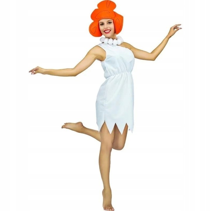 STRÓJ KOBIETA JASKINIOWIEC WILMA PRZEBRANIE FLINTSTONOWIE HALLOWEEN S / M