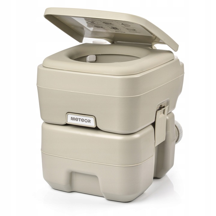 TOALETA PRZENOŚNA TURYSTYCZNA CAMPINGOWA METEOR WC 20l lekka kompaktowa