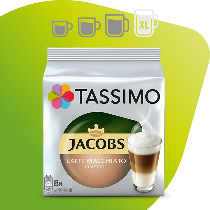 Kapsułki Tassimo Jacobs Latte Baileys Caramel, 5+1 opakowanie GRATIS!