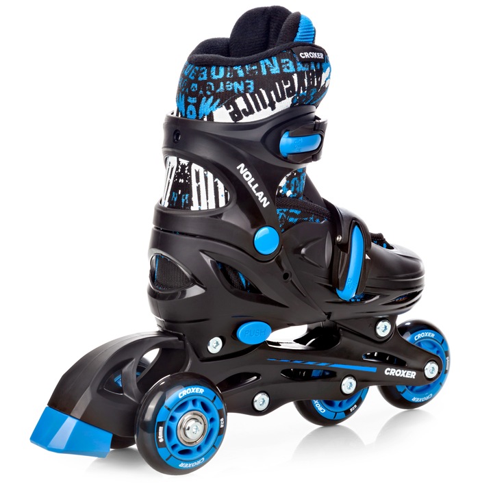 Rolki Wrotki Regulowane 3w1 Croxer Nollan 30-33 Kółko LED