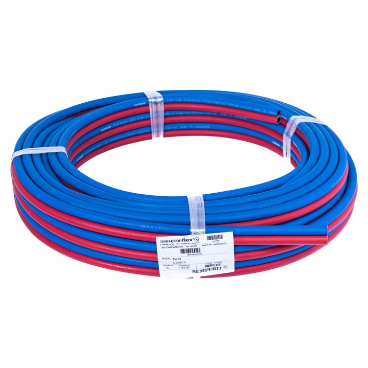 Wąż Gumowy DUET Tlen Acetylen Palnik SEMPERIT 10 m