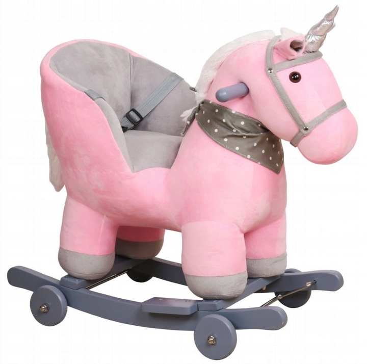 BUJAK KOŃ KONIK NA BIEGUNACH 2w1 JEŹDZIK DŹWIĘKI