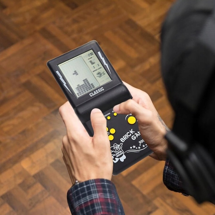 2X ELEKTRONICZNA GRA TETRIS WĘŻYK KONSOLA KIESZONKOWA RETRO ZRĘCZNOŚCIOWA