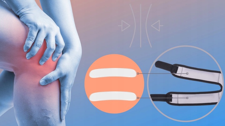 OPASKA STABILIZATOR KOLANA RZEPKI DOBRZE PODTRZYMUJE KOLANO DO BIEGANIA BÓL