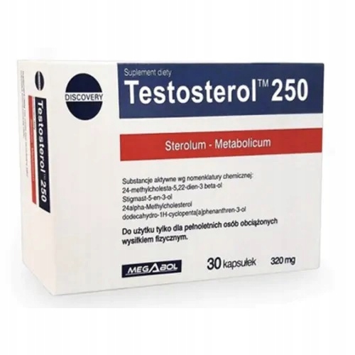 Mocny Preparat Testosterol + Meta Masa Siła libido Testosteron sterole