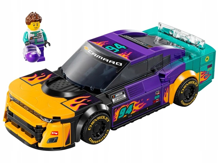 LEGO SPEED Champions 76935 NASCAR Next Gen Chevrolet Camaro ZL1 torba