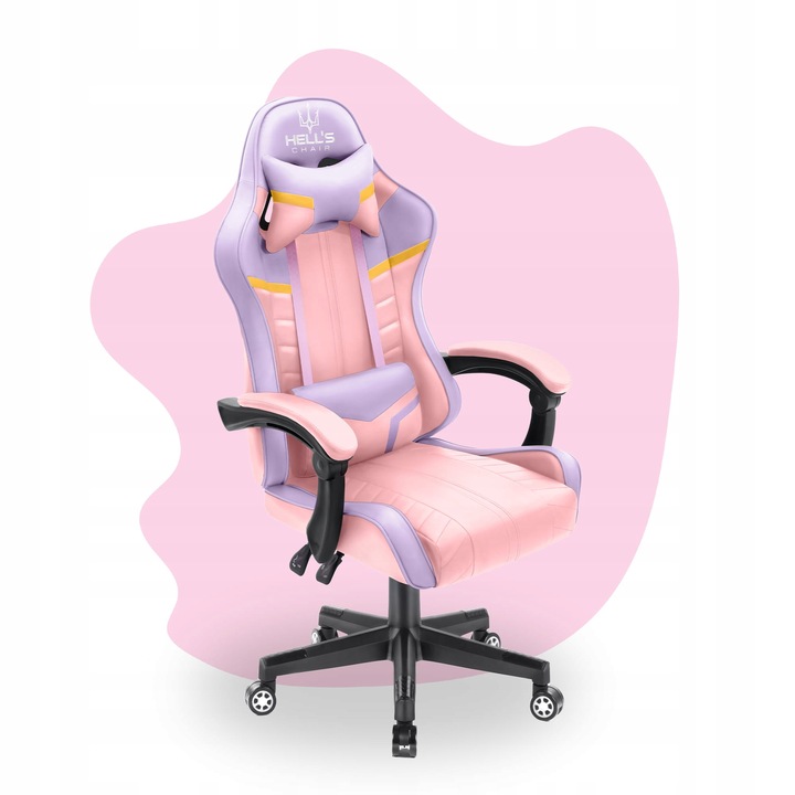 FOTEL GAMINGOWY DLA GRACZA BIUROWY HELL'S