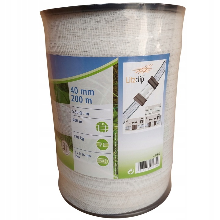 Taśma Basic Do Pastucha Koni PASTUCH Polska 40 mm